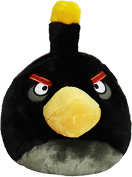 Мягкая игрушка 1TOY КАВ065 Angry Birds Black