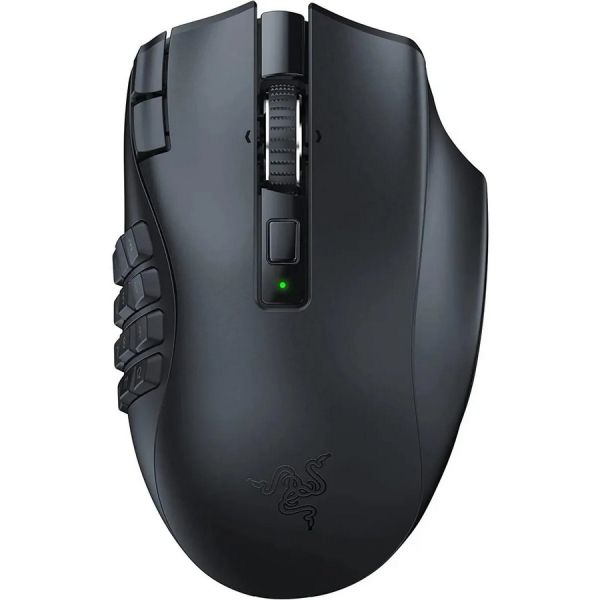 Мышь Razer Naga V2 HyperSpeed оптическая, беспроводная, Bluetooth 3.0, черный [rz01-03600100-r3g1]